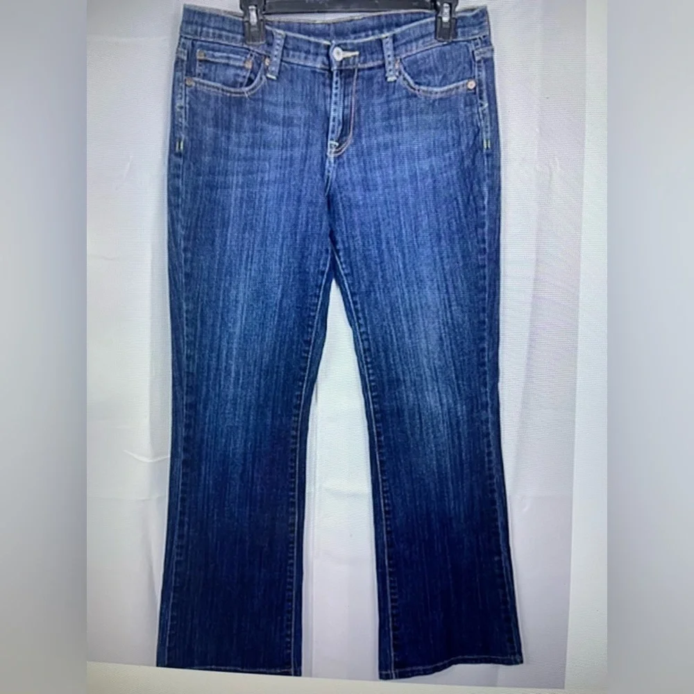Lucky Brend By Gene Montesano Womens Flare Blue Jeans Size 29